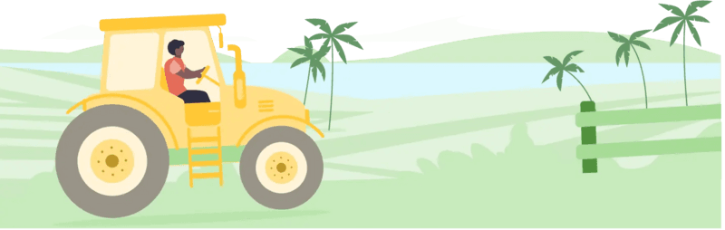 image tracteur palmier