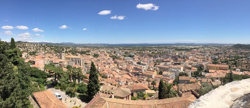 grande ville vue de haut