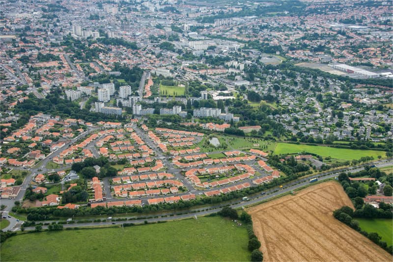 grande ville vue de haut