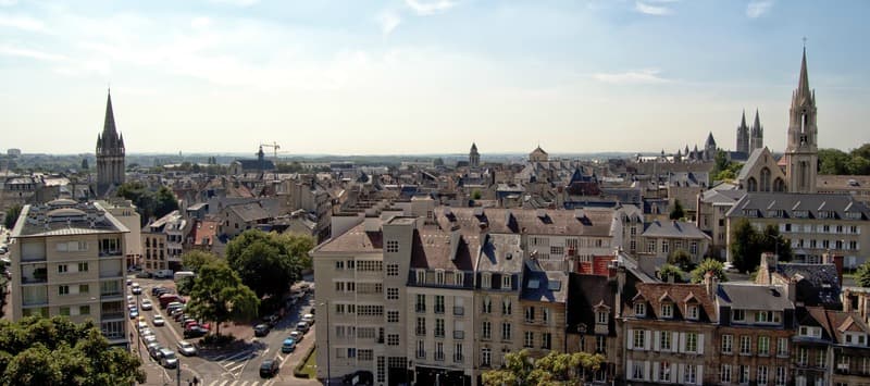 grande ville vue de haut