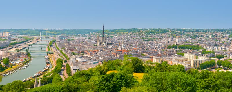 grande ville vue de haut