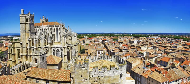 grande ville vue de haut