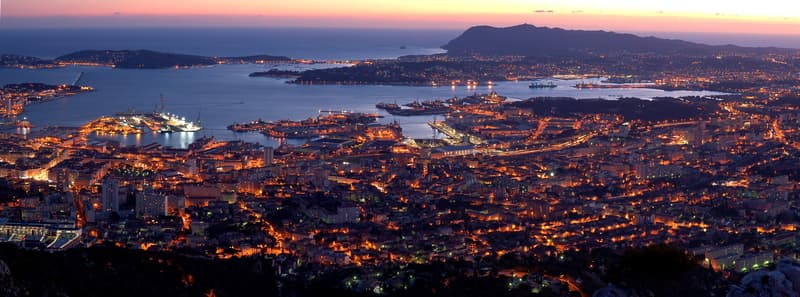 grande ville vue de haut