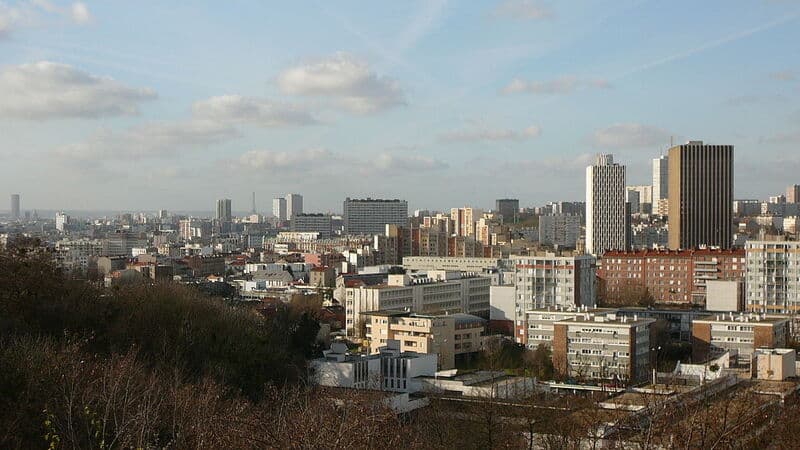 grande ville vue de haut